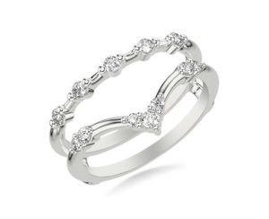 Elegant matching rings in platinum with diamonds, symbolizing love and unity for special occasions.