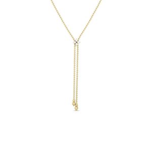 Elegant gold necklace with gemstone clasp, perfect for formal or casual occasions.