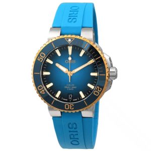 AQUIS DATE CALIBRE 400 - Blue Dial