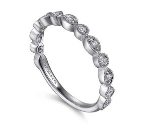Ladies Diamond Wedding Band