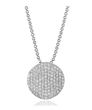 Medium Infinity Necklace 14K White Gold