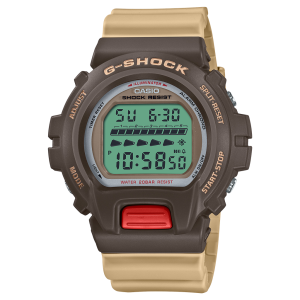 Stainless Steel Gray/Brown Digital DW-6600 Series G-Shock Watch DW6600PC-5